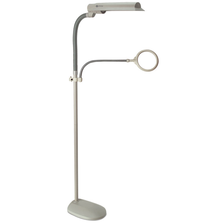 OttLite Easyview Craft 62" Swing Arm Floor Lamp & Reviews Wayfair